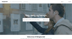 Desktop Screenshot of bolighandel.dk